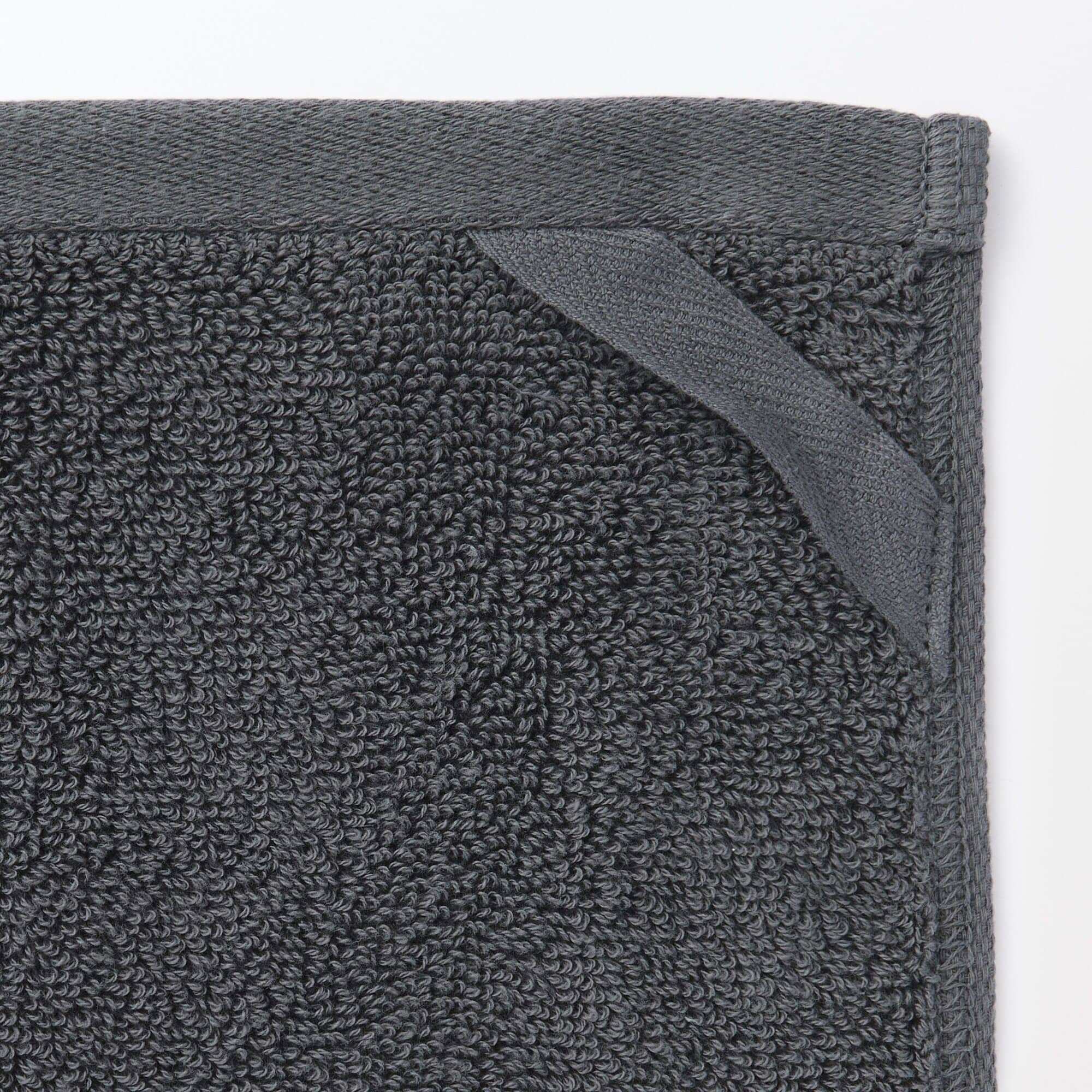 ふっくらパイルハンドタオルループ付き | 無印良品