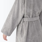 ふっくらパイルバスローブ