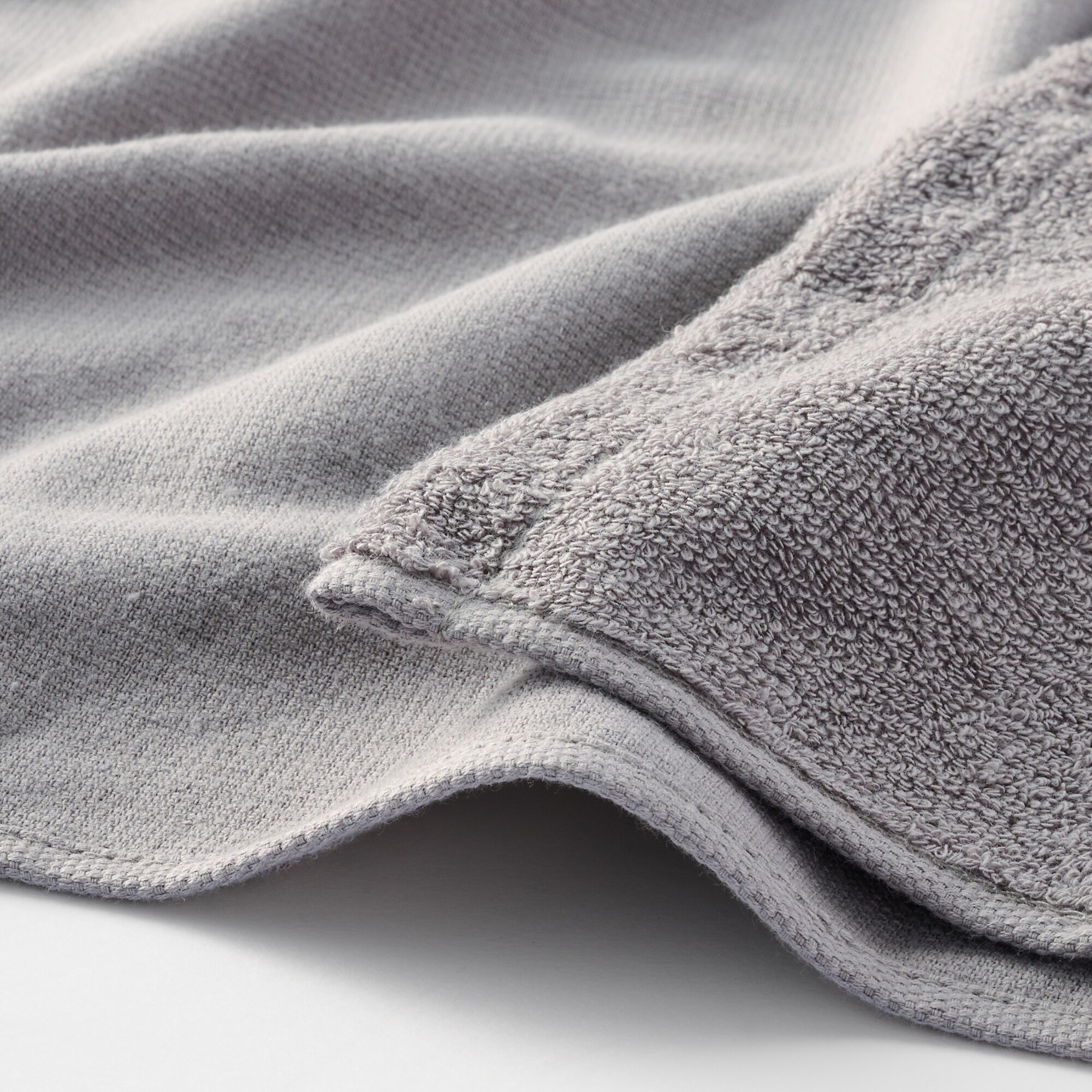 片面パイル２枚組バスタオル