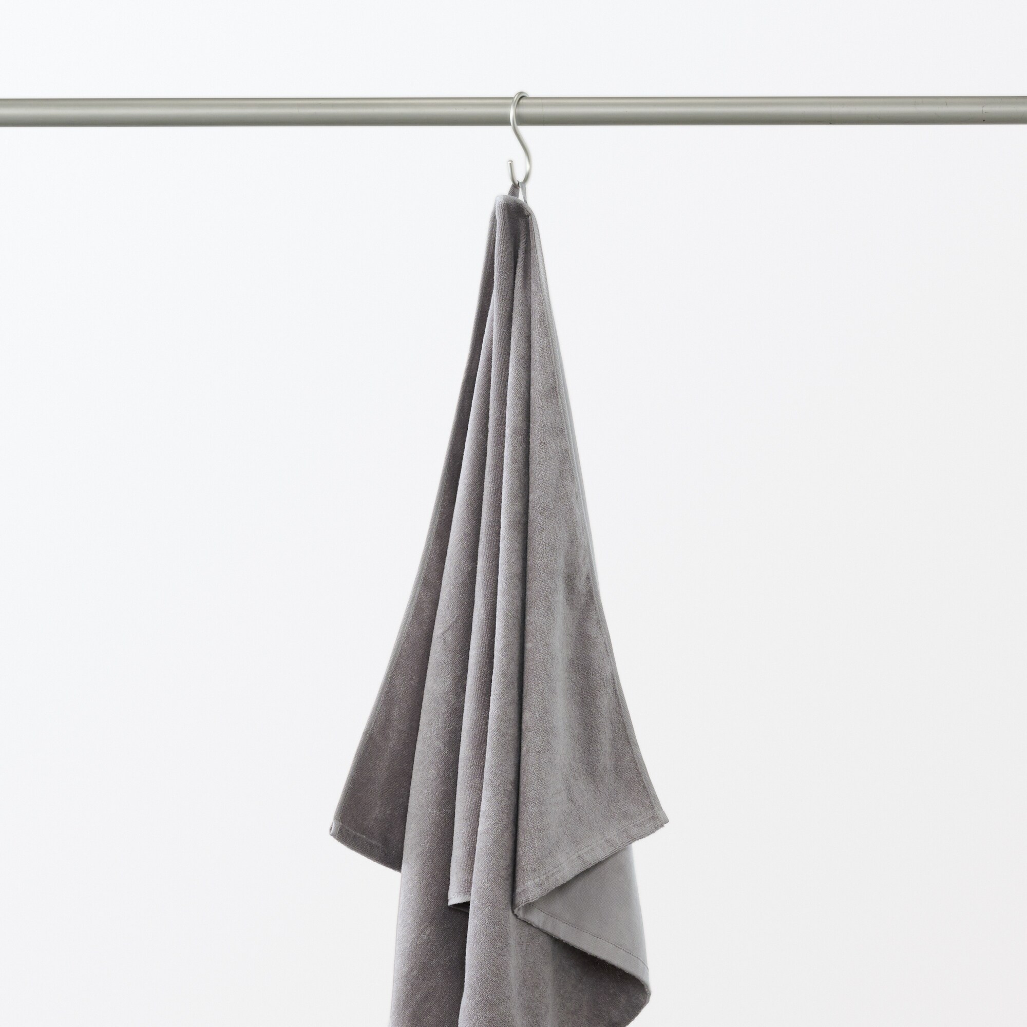 片面パイル２枚組バスタオル