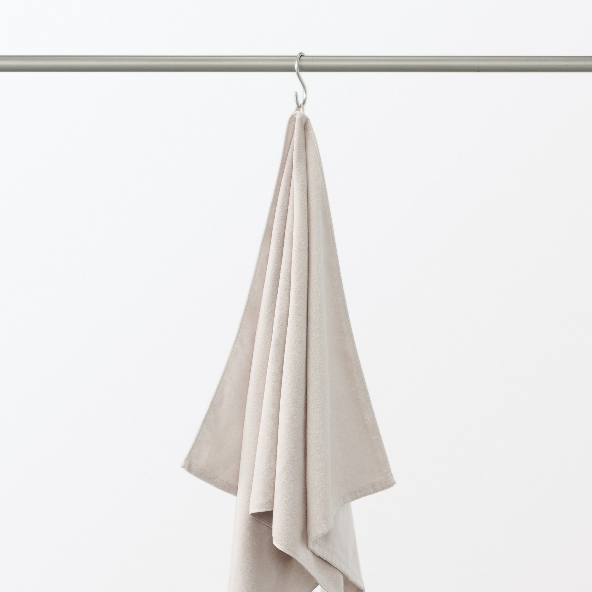 片面パイル２枚組バスタオル