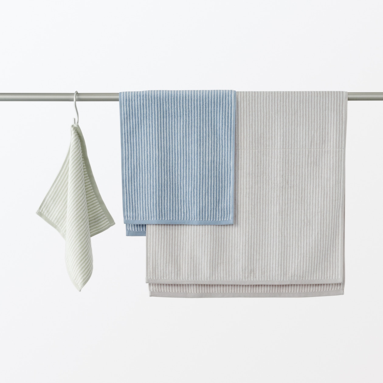 ふっくらパイルハンドタオルループ付き（柄）