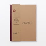 日曜始まりマンスリースケジュール帳・２０２６年３月始まり