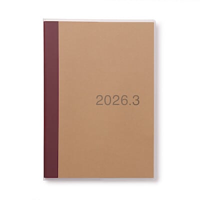 【１月下旬発売予定】【Ｂ６】日曜始まりマンスリースケジュール帳・２０２６年３月始まり