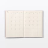 日曜始まりマンスリースケジュール帳・２０２６年３月始まり