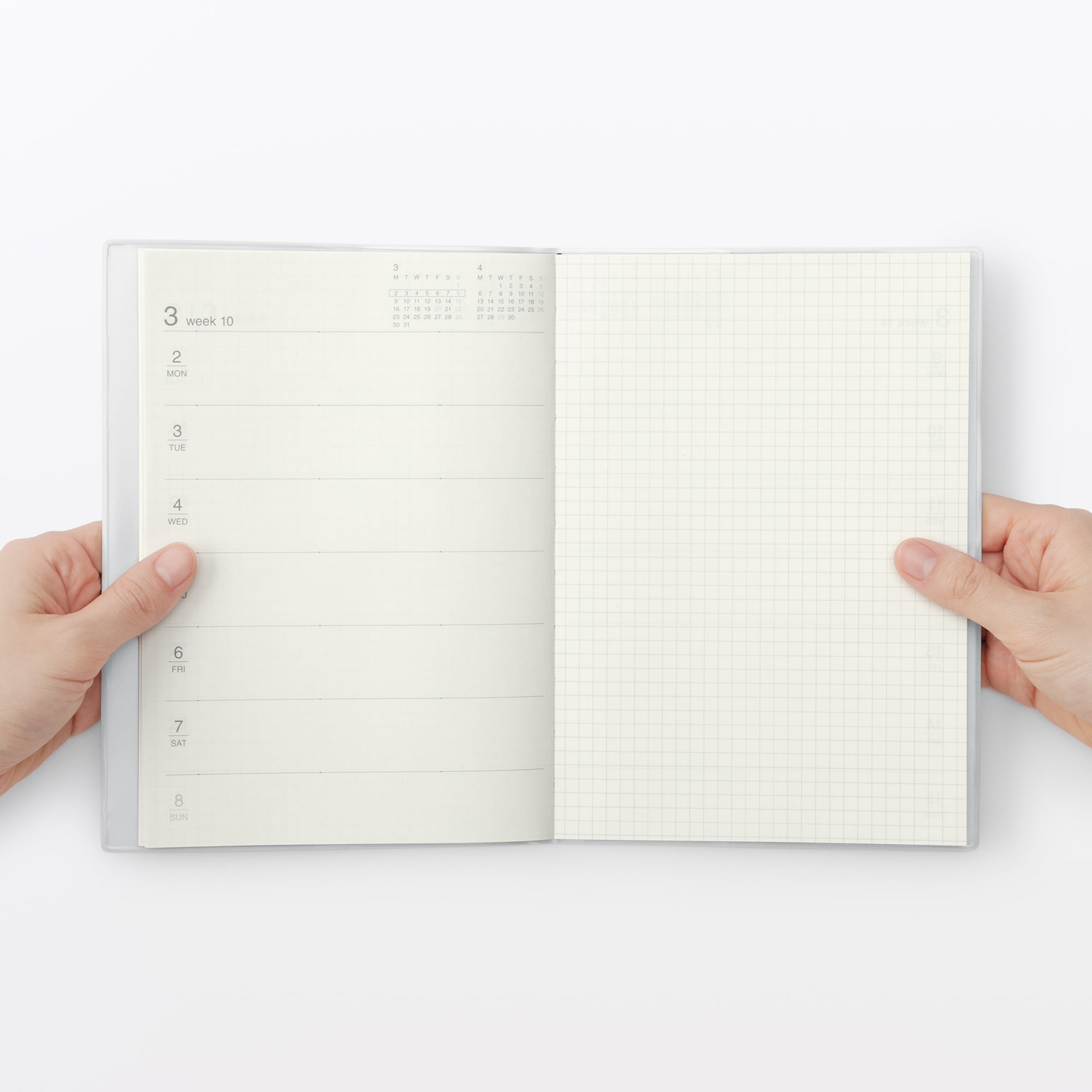 月曜始まりマンスリー／ウィークリースケジュール帳・２０２６年３月始まり