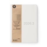 月曜始まりマンスリー／ウィークリースケジュール帳・２０２６年３月始まり