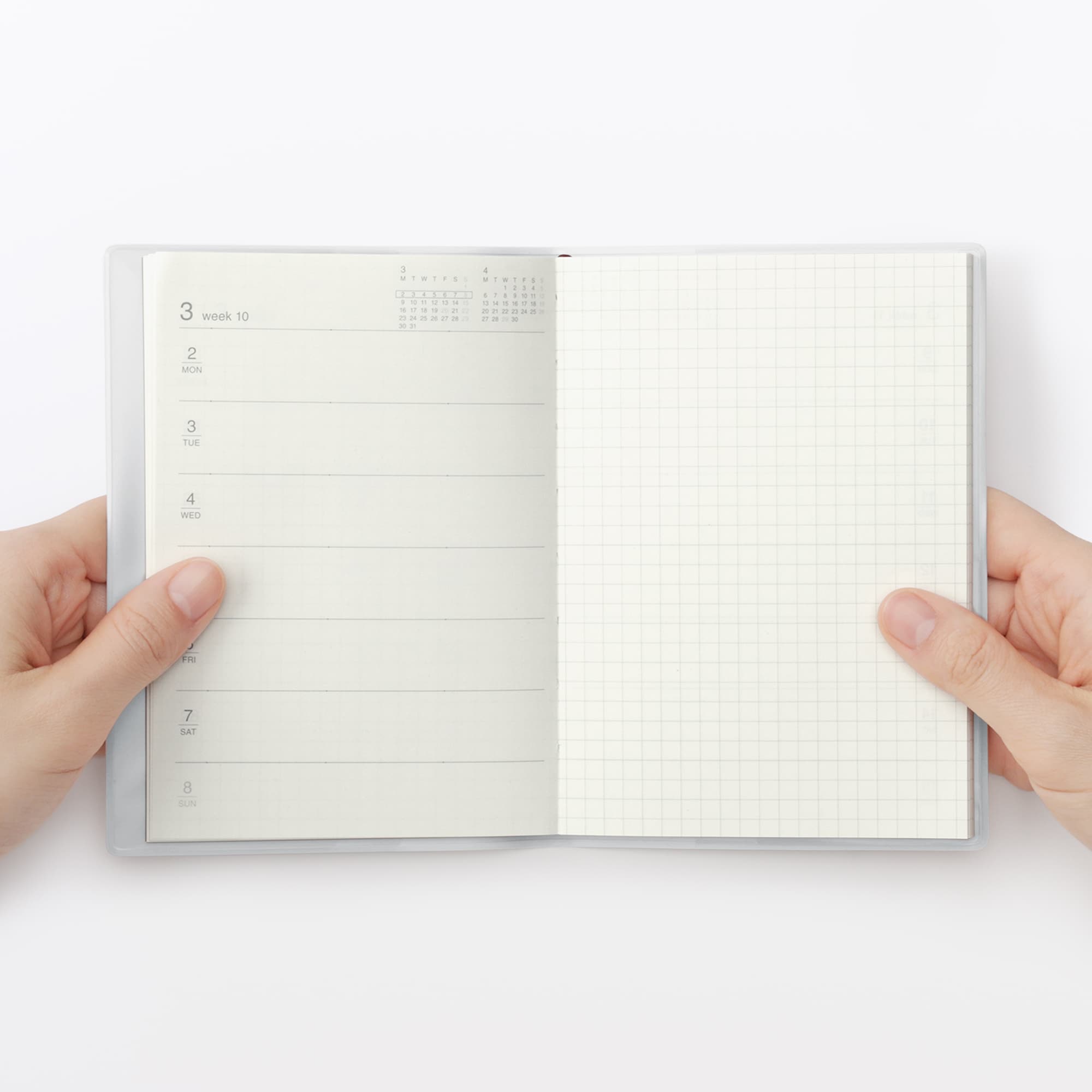 月曜始まりマンスリー／ウィークリースケジュール帳・２０２６年３月始まり