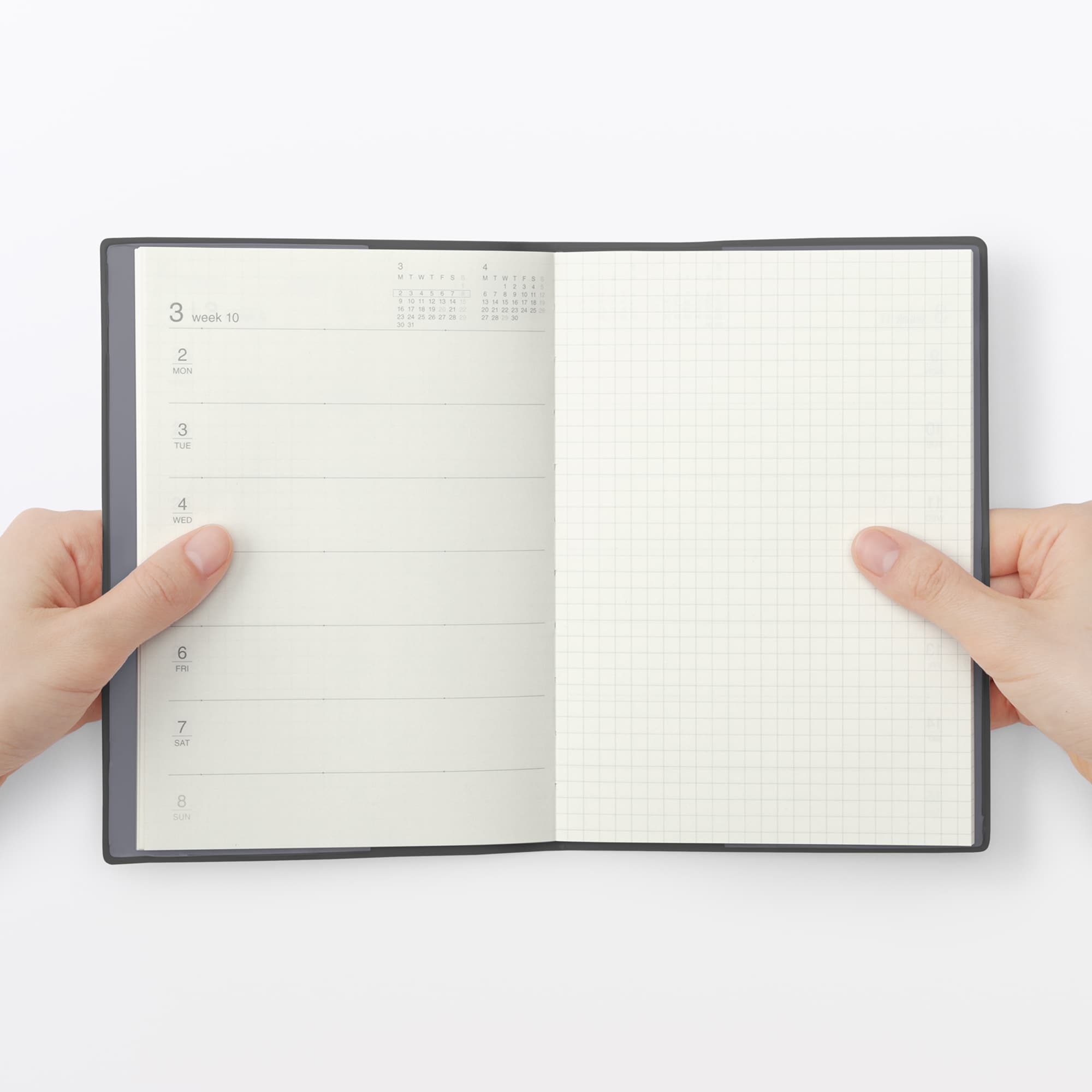 月曜始まりマンスリー／ウィークリースケジュール帳・２０２６年３月始まり