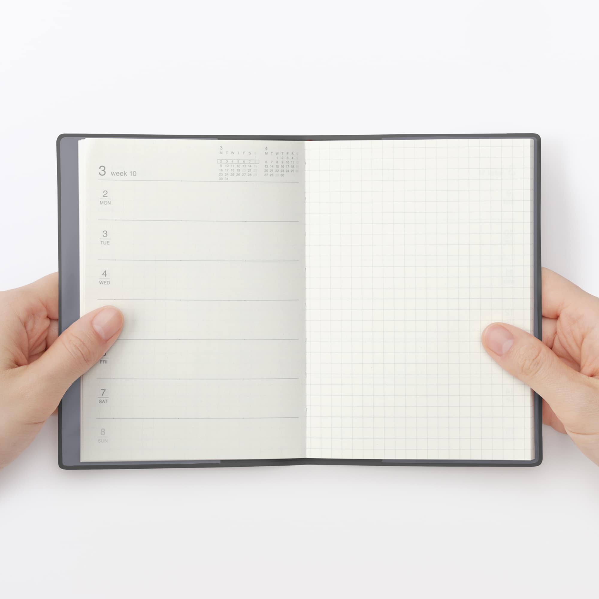 月曜始まりマンスリー／ウィークリースケジュール帳・２０２６年３月始まり