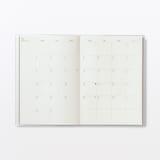 月曜始まりバーチカルスケジュール帳・２０２６年３月始まり