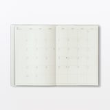 月曜始まりバーチカルスケジュール帳・２０２６年３月始まり