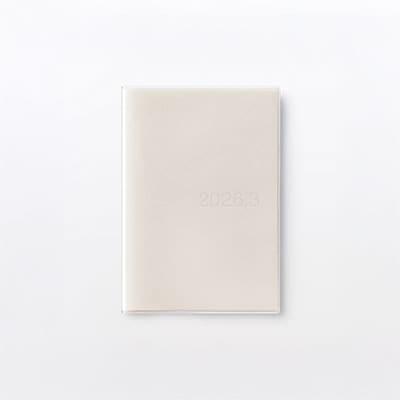 【Ｂ６】月曜始まりバーチカルスケジュール帳・２０２６年３月始まり　マンスリー／ウィークリー