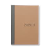 月曜始まりマンスリースケジュール帳・２０２６年３月始まり