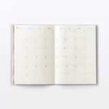 月曜始まりマンスリースケジュール帳・２０２６年８月始まり