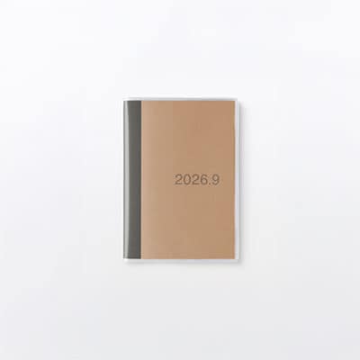 【５月中旬発売予定】【Ａ６】月曜始まりマンスリースケジュール帳・２０２６年８月始まり