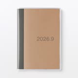 月曜始まりマンスリースケジュール帳・２０２６年８月始まり