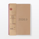 日曜始まりマンスリースケジュール帳・２０２６年８月始まり