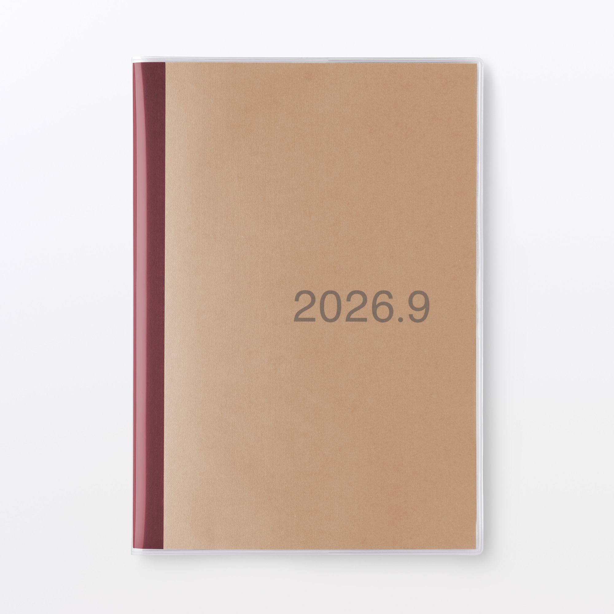 日曜始まりマンスリースケジュール帳・２０２６年８月始まり