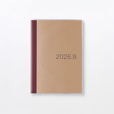 【５月中旬発売予定】【Ａ５】日曜始まりマンスリースケジュール帳・２０２６年８月始まり