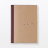 日曜始まりマンスリースケジュール帳・２０２６年８月始まり