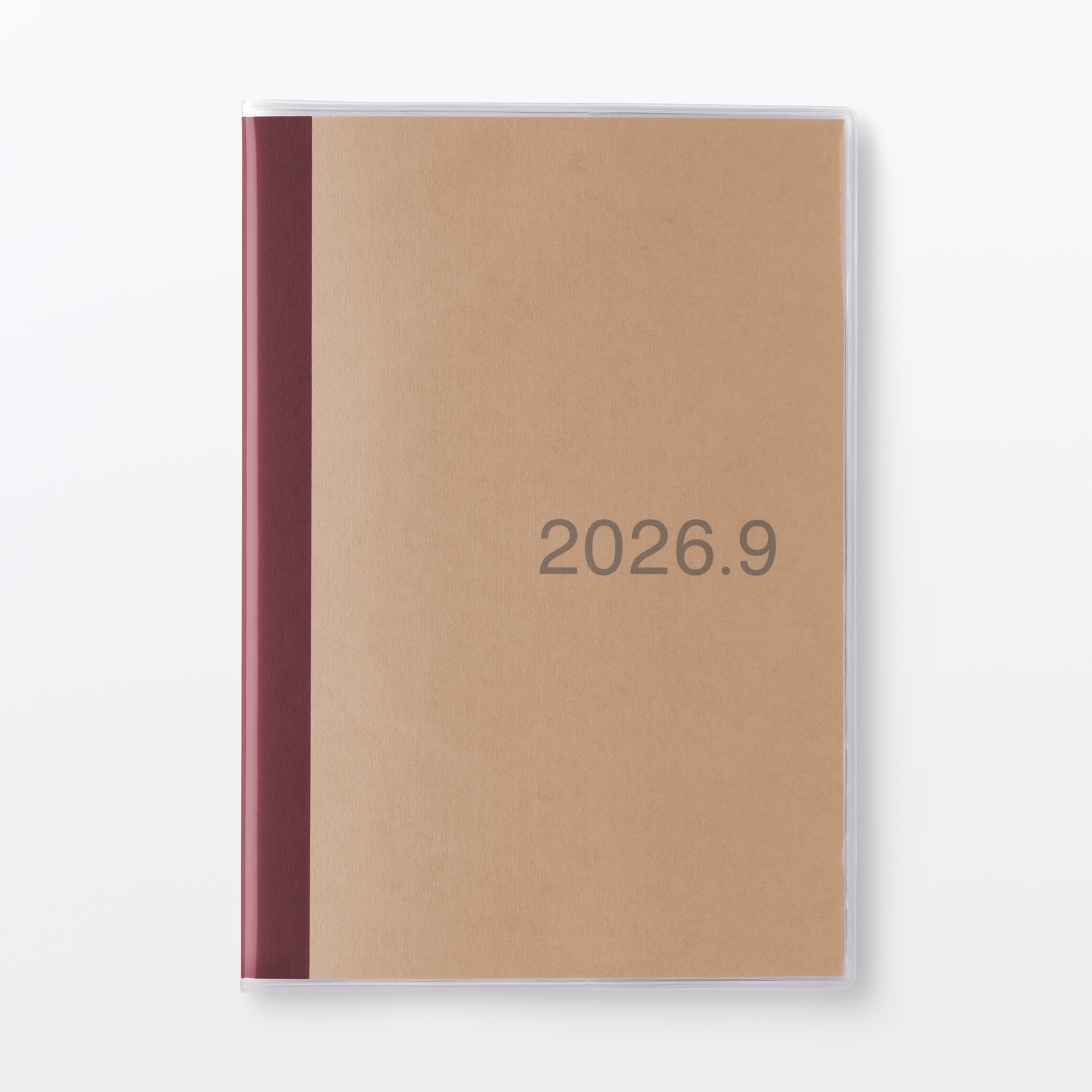 日曜始まりマンスリースケジュール帳・２０２６年８月始まり