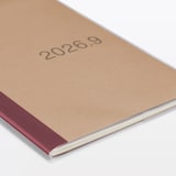 日曜始まりマンスリースケジュール帳・２０２６年８月始まり