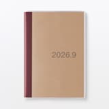 日曜始まりマンスリースケジュール帳・２０２６年８月始まり