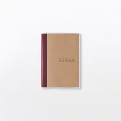 【５月中旬発売予定】【Ａ６】日曜始まりマンスリースケジュール帳・２０２６年８月始まり