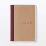 日曜始まりマンスリースケジュール帳・２０２６年８月始まり