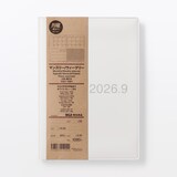 月曜始まりマンスリー／ウィークリースケジュール帳・２０２６年８月始まり