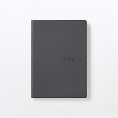 【Ａ５】月曜始まりマンスリー／ウィークリースケジュール帳・２０２６年８月始まり