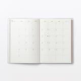 月曜始まりバーチカルスケジュール帳・２０２６年８月始まり