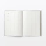 月曜始まりバーチカルスケジュール帳・２０２６年８月始まり