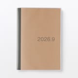 月曜始まりマンスリースケジュール帳・２０２６年８月始まり