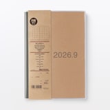 月曜始まりマンスリースケジュール帳・２０２６年８月始まり