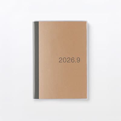 【５月中旬発売予定】【Ａ５】月曜始まりマンスリースケジュール帳・２０２６年８月始まり