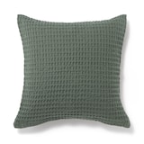 インド綿洗いざらしワッフル織クッションカバー