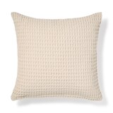 インド綿洗いざらしワッフル織クッションカバー