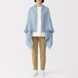 羽織れる　二重ガーゼブランケット