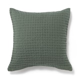 インド綿洗いざらしワッフル織クッションカバー