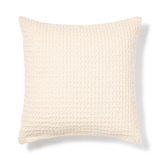 インド綿洗いざらしワッフル織クッションカバー