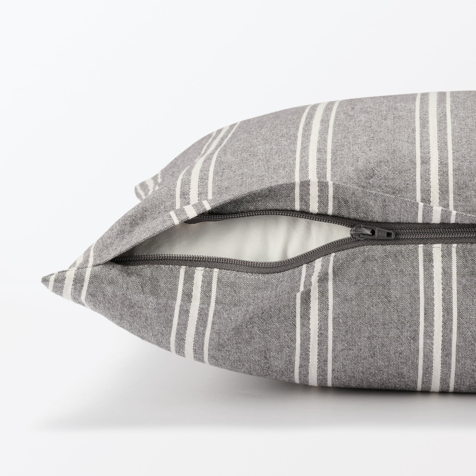 綿洗いざらしクッションカバー