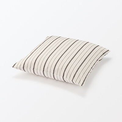 綿洗いざらしクッションカバー　４３×４３ｃｍ用