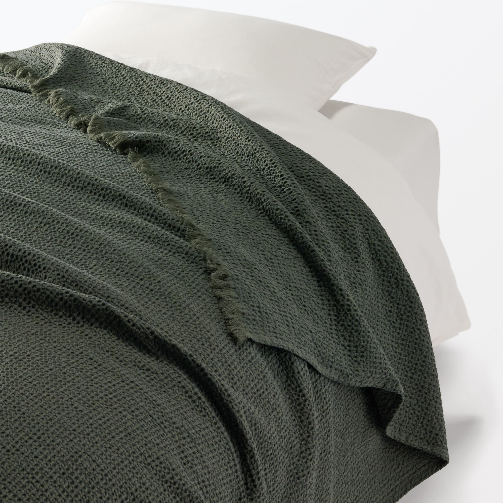 綿洗いざらしワッフル織多用布 | 無印良品