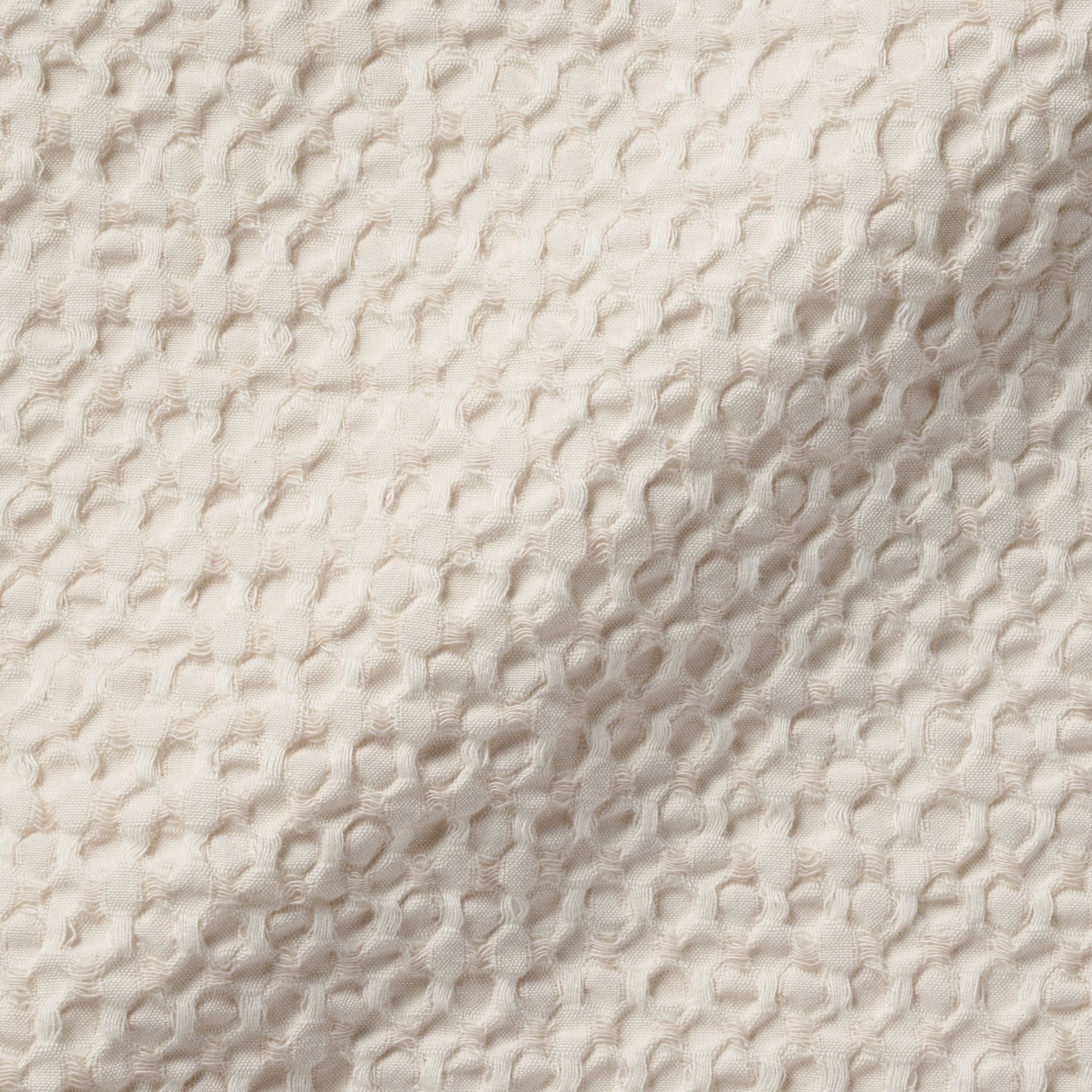 綿洗いざらしワッフル織多用布