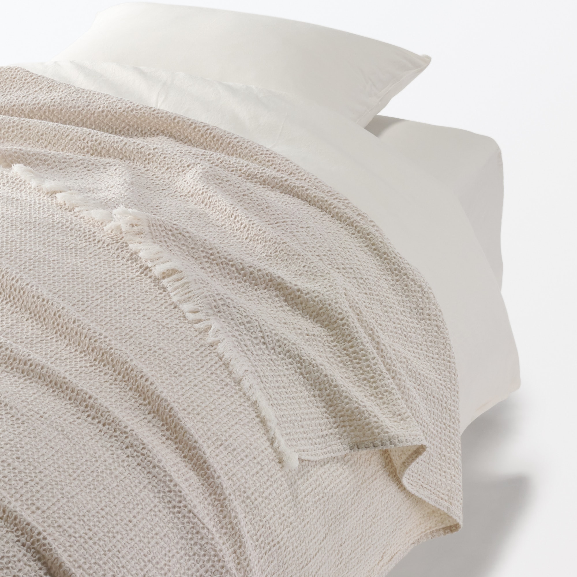 綿洗いざらしワッフル織多用布