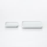 白磁正角皿・小