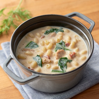 煮込んでつくるスープパスタの素　サーモンとマスカルポーネクリーム