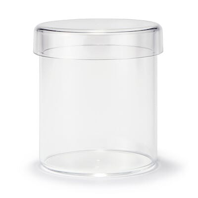 アクリル小物容器　約直径９０×９７ｍｍ
